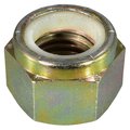 Midwest Fastener Nylon Insert Lock Nut, 1-1/8"-7, Steel, Grade 8, Yellow Zinc, 5 PK 54176